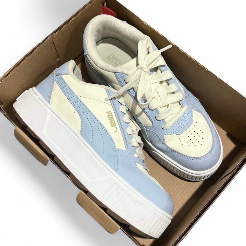 PUMA Karmen Rebelle Platform “Pristine-Lucite-Granola” Sneaker